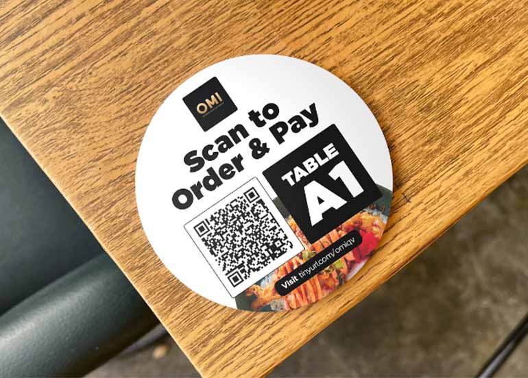 QR Code Table Ordering