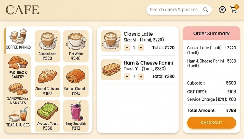 Café & Coffee Shop POS